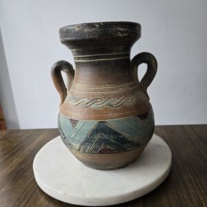 Vintage Rustic Vase Handmade Pottery